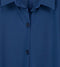 Ecourtney - Jurk - Aansluitende pasvorm met strikceintuur - Blauw (Maat 38)