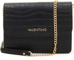 Valentino Bags Juniper Satchel - Schoudertas - Krokodillenprint - Zwart