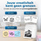 Gatson Mini Printer - Mobiele Fotoprinter - 300DPI - 14 Rollen Papier + 5 Kleurpennen - Wit