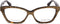 Brillenframe Dames Alexander McQueen AMQ-4268-OFN Gouden Havana