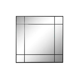 Wandspiegel DKD Home Decor Zwart Kristal Ijzer 90 x 3 x 90 cm