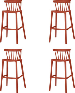 Windson Barkruk Terracotta - SET VAN 4