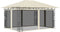 vidaXL - Prieel - met - klamboe - 6x3x2,73 - m - crème