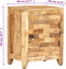 vidaXL - Nachtkastje - 40x30x50 - cm - massief - mangohout