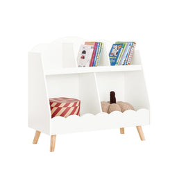 SoBuy KMB100-W - Kinderboekenkast - 5 Open Vakken - Wit