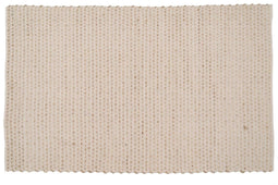 Tapijt Wit Natuurlijk 70 % katoen 30 % Jute 200 x 290 cm