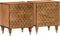 vidaXL - Nachtkastjes - 2 - st - 40x33x46 - cm - massief - mangohout