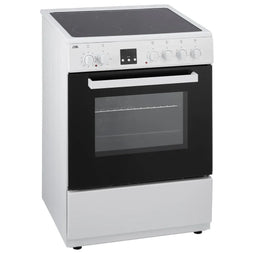 Etna FKV761WIT - Fornuis - Keramische kookplaat 4 zones - Wit