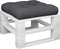 vidaXL - Palletkussen - 58x58x10 - cm - stof - zwart