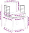 vidaXL - Tuinstoel - met - kussens - poly - rattan - naturel
