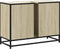 vidaXL - Wastafelkast - 80x33x60 - cm - bewerkt - hout - sonoma - eikenkleurig