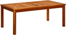 vidaXL - Tuintafel - 110x60x45 - cm - massief - acaciahout