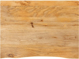vidaXL - Tafelblad - met - natuurlijke - rand - 90x60x3,8 - cm - massief - mangohout