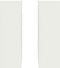 vidaXL - Plantenstandaards - Poort - - - 2 - stuks - - - Wit - - - 24x24x75 - cm - - - Staal