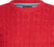 Cappuccino Italia - Heren Trui Adria Kabel - Rood - Maat M