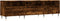 vidaXL - Tv-meubel - 150x30x44,5 - cm - bewerkt - hout - gerookt - eikenkleurig
