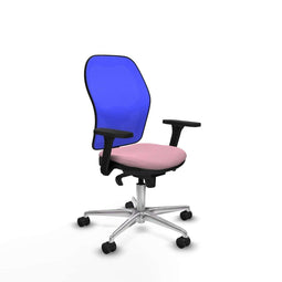 Piqueras y Crespo 3D086N0 - Bureaustoel - Verstelbare hoogte met armleuning - Roze