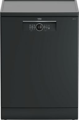 Beko BDFN26450A - Vrijstaand afwasmachine - 14 couverts SelfDry Snel+ Antraciet
