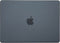 Lunso Geschikt voor MacBook Air 13 inch (2022-2025) cover hoes - case - Mat Zwart