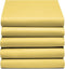 Damai - Hoeslaken (tot 25 cm) - Double Jersey - 180 x 220 - 200 x 200 cm - Lemon