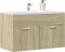 vidaXL - Wastafelkast - 80x38,5x46 - cm - spaanplaat - sonoma - eikenkleurig