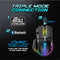 Spirit of Gamer PRO M5 DARK WIRELESS - Gaming Muis - RF Wireless + Bluetooth + USB Type-C - 8000 DPI - Zwart