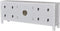 vidaXL - Tv-meubel - 110x24x48 - cm - bewerkt - hout - wit