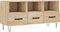 vidaXL - Tv-meubel - 102x36x50 - cm - bewerkt - hout - sonoma - eikenkleurig