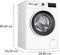 Bosch WAN2827BNL - Serie 4 - Wasmachine - 1400 rpm - 8 KG - Iron Assist - Energielabel A