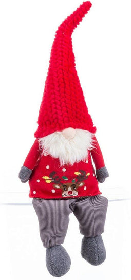 Christmas Kerstversiering Rood Multicolour Zand Weefsel 19 X 11 X 63 Cm
