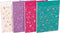 Oxford Floral softcover notitieblok, ft A6, 80 vel, gelijnd, 4 geassorteerde designs 5 stuks
