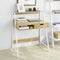 SoBuy FWT63-N - Bureau - Houtcomposite met Opbergruimte - Naturel