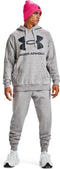 Under Armour Rival Fleece HD Heren Trui - Lichtgrijs - Maat XL
