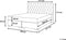 DUCHESS - Boxspring - Lichtgrijs - 160 x 200 cm - Polyester