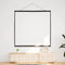 vidaXL - Projectiescherm - wandhangend - 67 - inch - 1:1