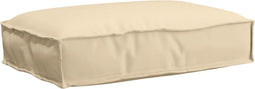 vidaXL - Ligbedkussen - Beige - 60x40x8 - cm - Oxford - Stof