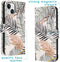 iMoshion Hoesje Geschikt voor iPhone 15 Hoesje - iMoshion Design Softcase Bookcase - Wit / Glamour Botanic
