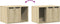 vidaXL - Kattenbakkast - 60x40x40 - cm - bewerkt - hout - sonoma - eikenkleurig