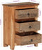 vidaXL - Bijzetkast - 55x33x75 - cm - massief - acaciahout