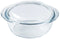 Pyrex - Ovenschaal rond - 1,3 liter met deksel - 18 x 21 x 10 cm