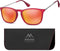 Montana MS34B - Zonnebril - Retro style - Rood - Lensbreedte 54 mm
