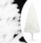 vidaXL - Kunstkerstboom - met - verlichting - en - kerstballen - 180 - cm - wit