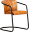 vidaXL - Eetkamerstoelen - 2 - st - echt - leer - bruin - tan