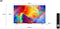 TCL 43P638 - Ultra HD Smart-tv - Google TV Dolby Vision HDR10 - Zwart