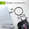 GP CY1N - 3-in-1 USB-laadkabel - Micro-USB Lightning USB-C - Grijs