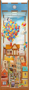DIY Book Nook Boekensteun Travel With The Wind Bookend, Tone-Cheer, TQ126, 18,2x8x24,5cm
