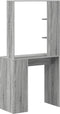vidaXL - Kaptafel - Grijs - Sonoma - 78,5x37x154,5 - cm - Geëngineerd - Hout