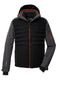 Killtec KSW 72 - Heren Ski Jas - 10.000 mm waterdicht - Zwart/Grijs M