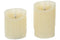 MyFlair LED Dinerkaarsen - Set van 2 - Druipend Effect - Crème (2 stuks)