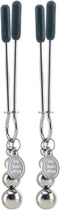 Fifty Shades of Grey The Pinch - Verstelbare Tepelklemmen - Zwart/ Zilver